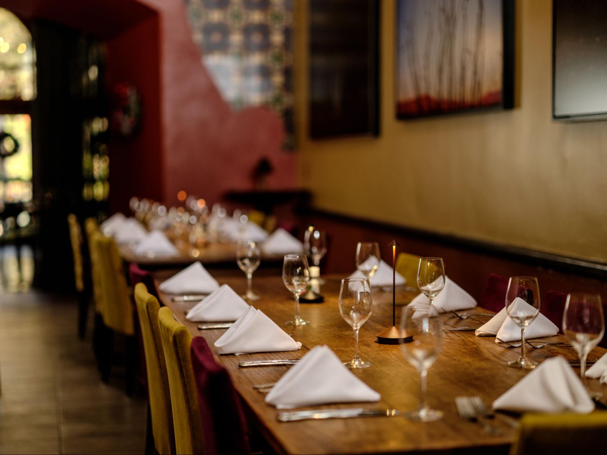 Commerce Room private dining space