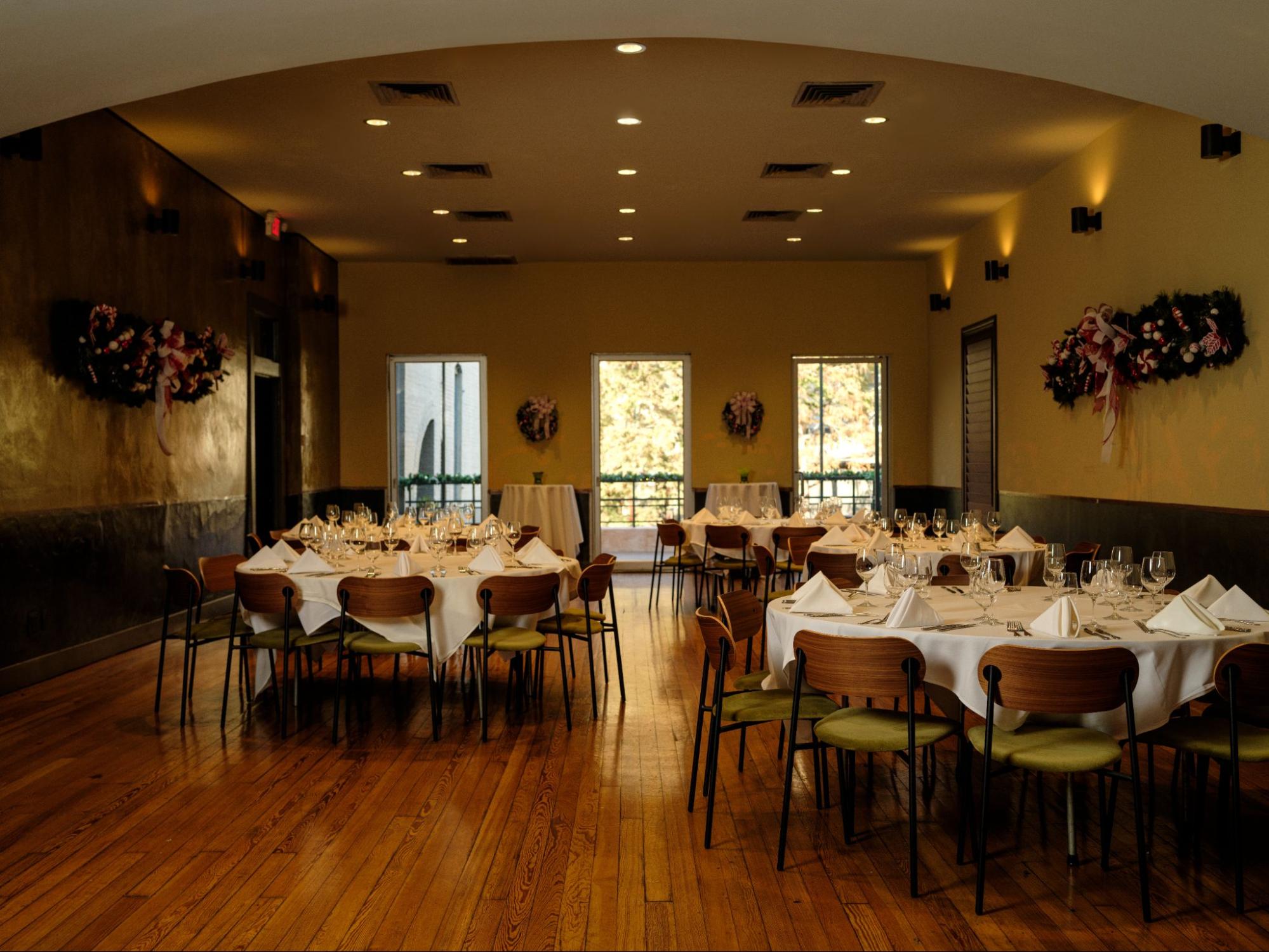 The Overlook private dining room